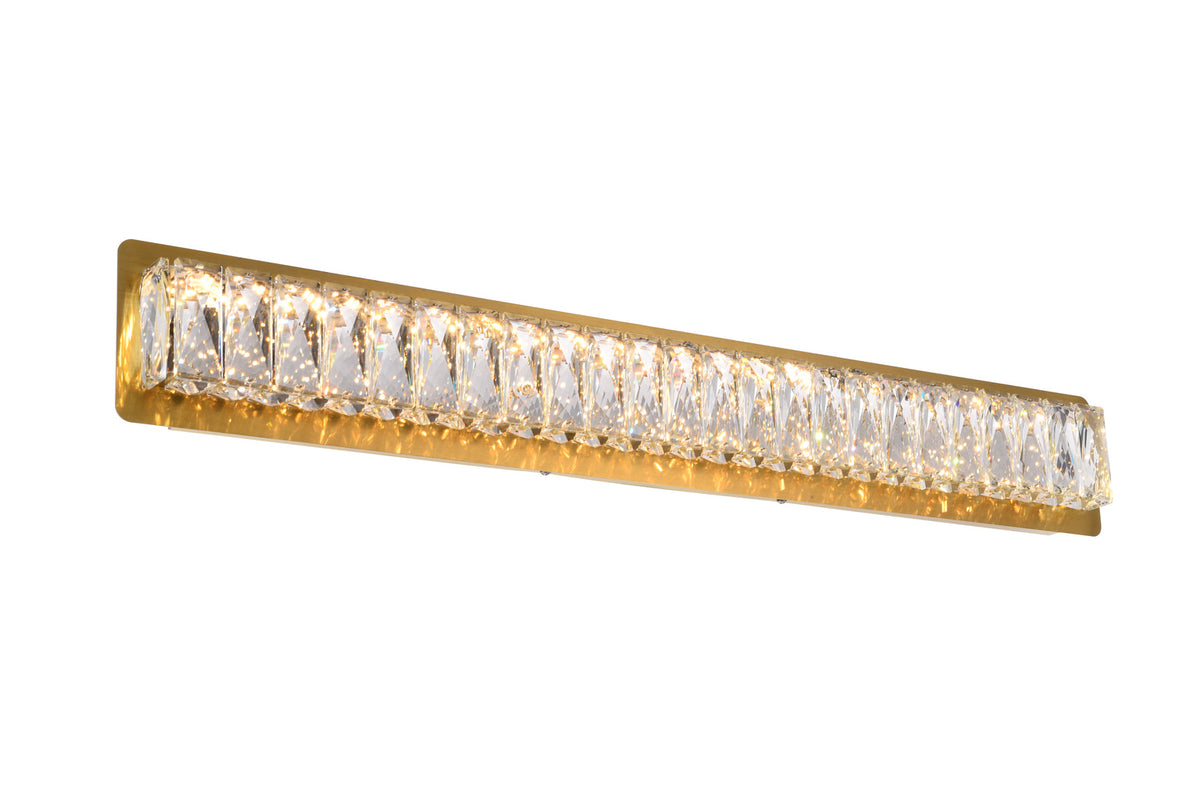 32" Crystal Vanity Light
