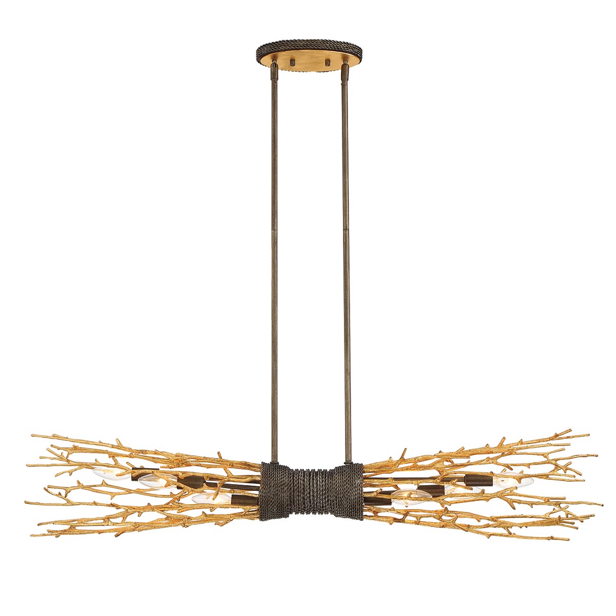 Kindling 6-Light Linear Chandelier
