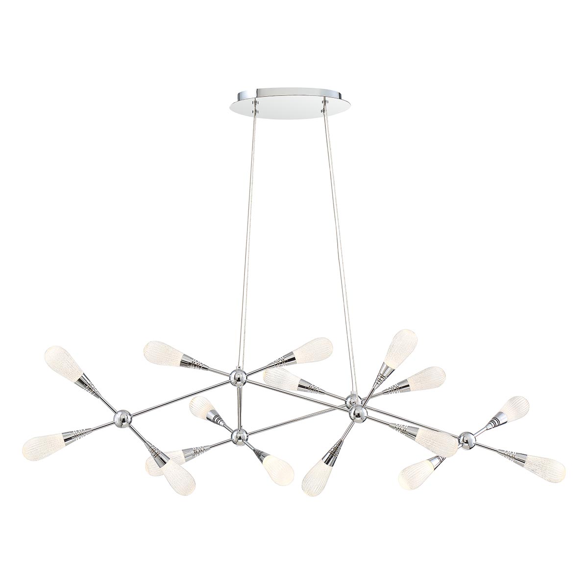 Manning 16-Light Oval LED Chandelier