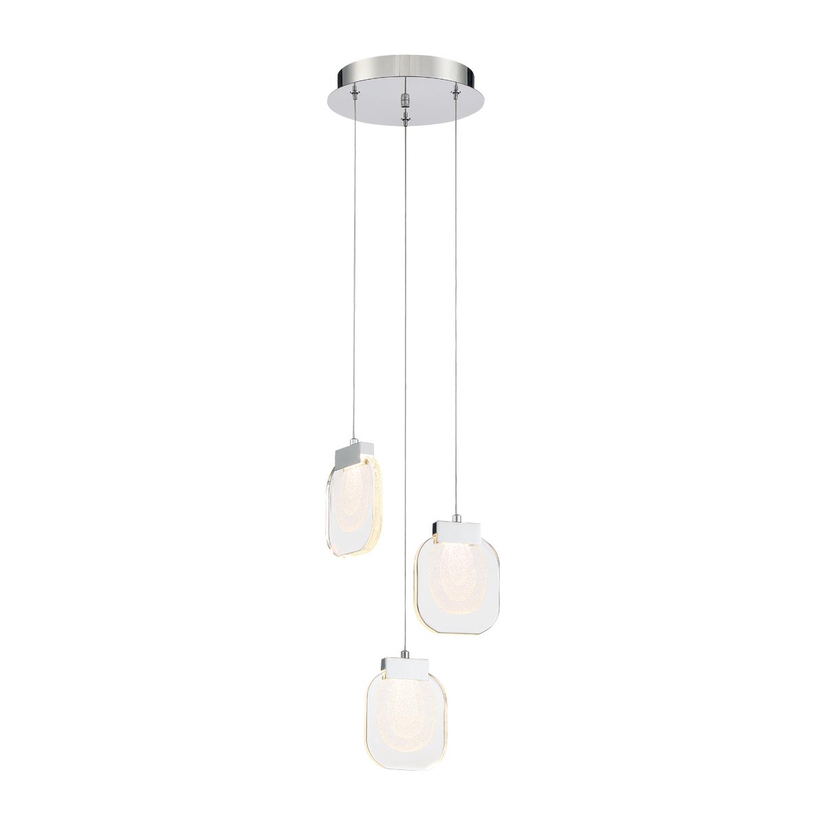 3 LIGHT LED CHANDELIER
