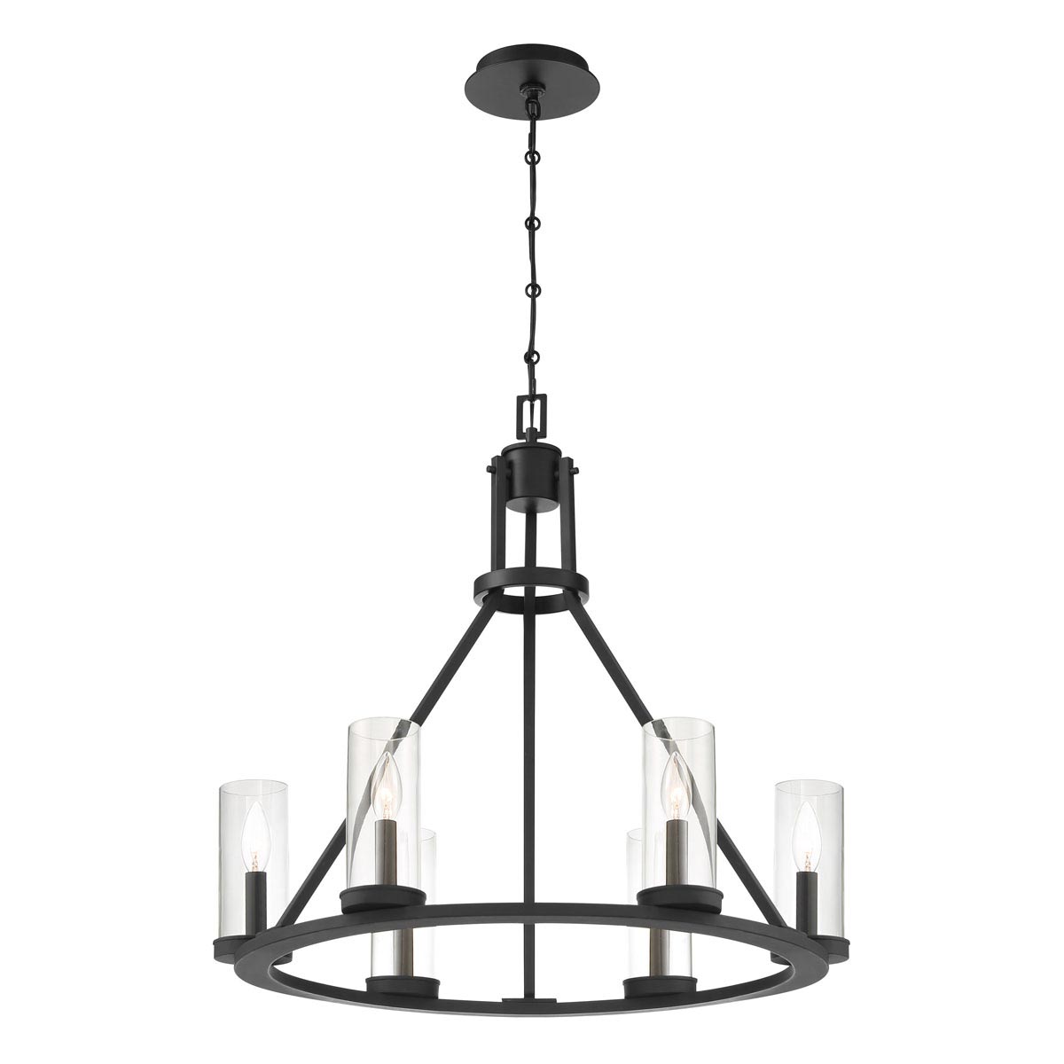 6 LIGHT CHANDELIER