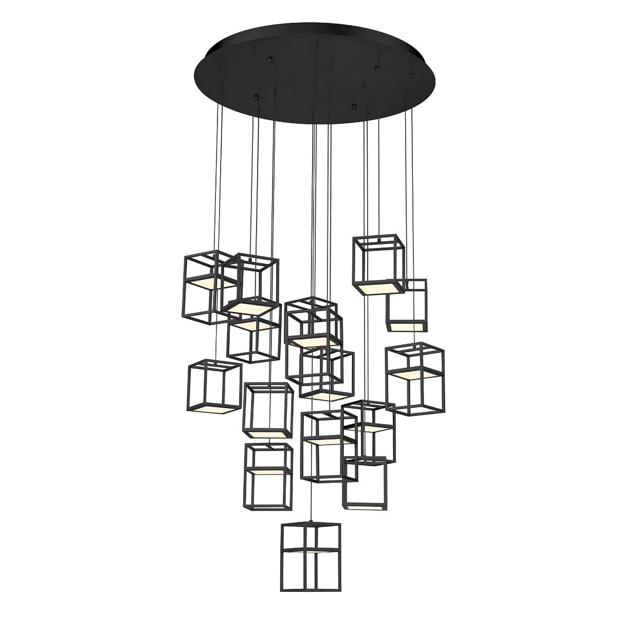 16 LIGHT LED CHANDELIER
