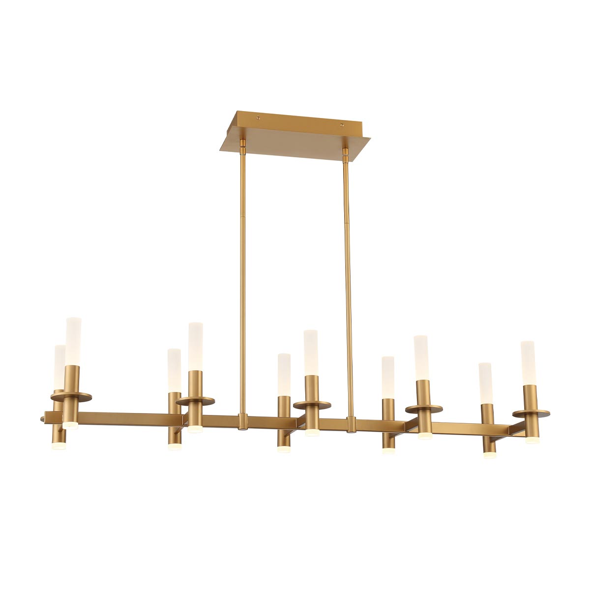 10LT RECTAGULAR LED CHANDELIER