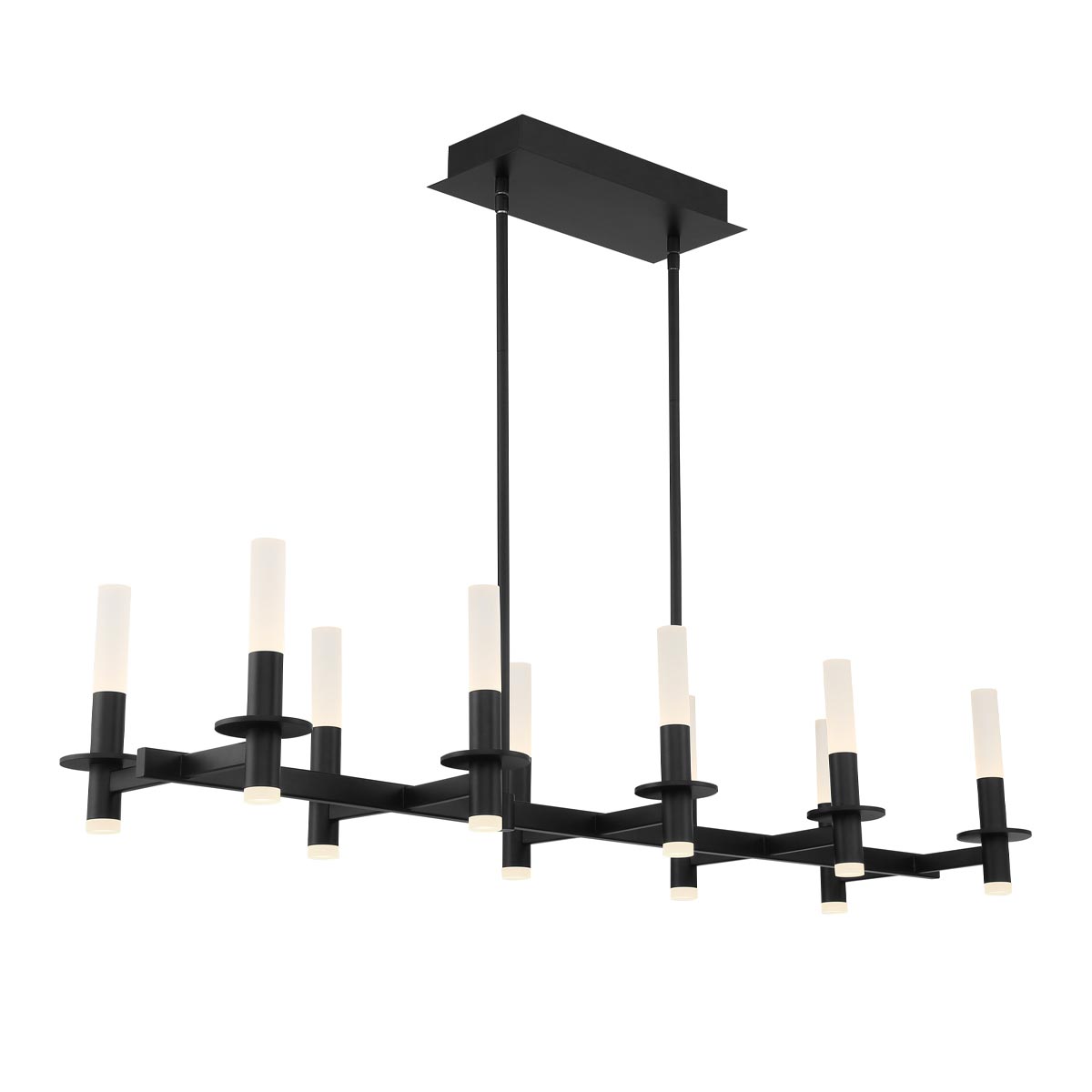 10LT RECTAGULAR LED CHANDELIER