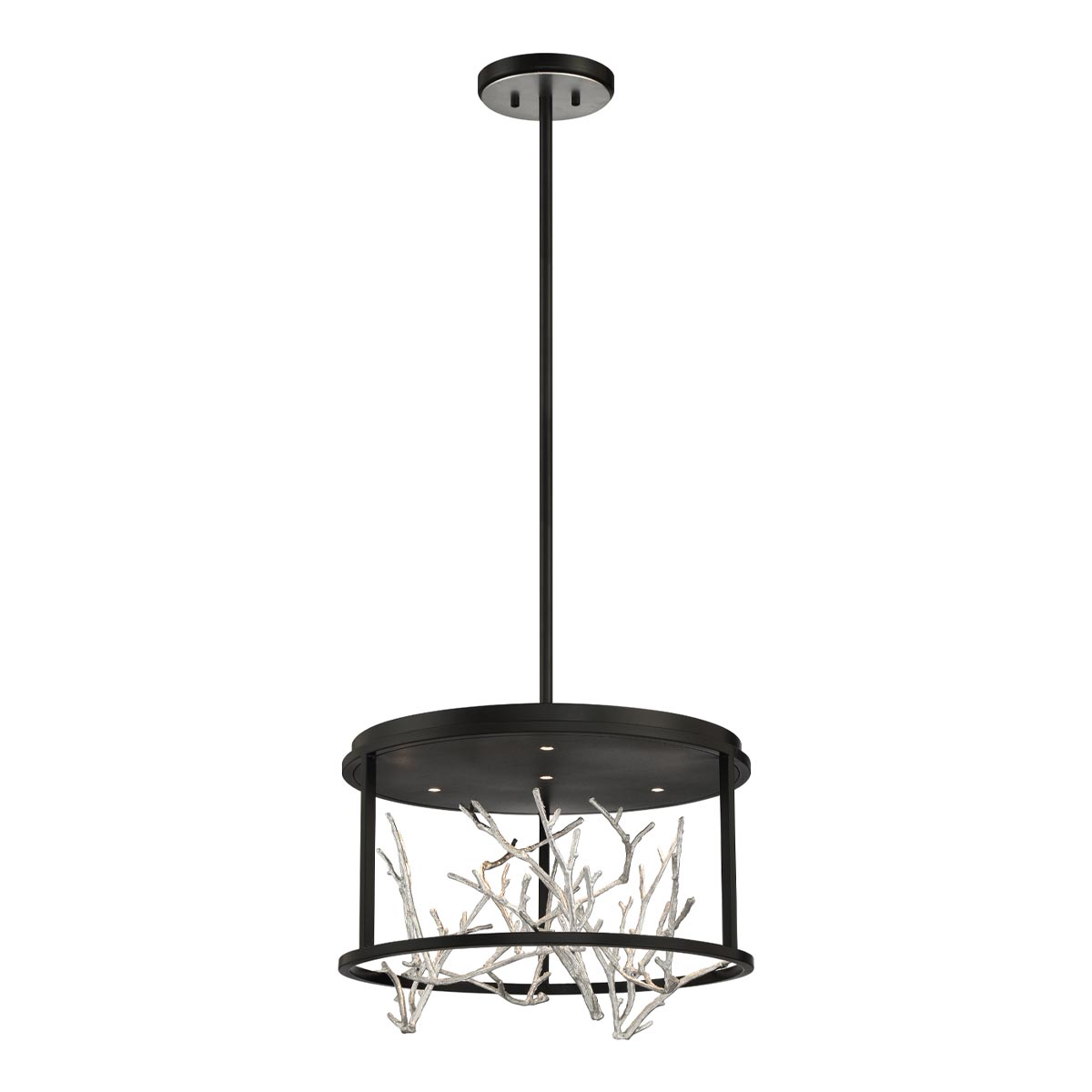 4LT ROUND LED CHANDELIER