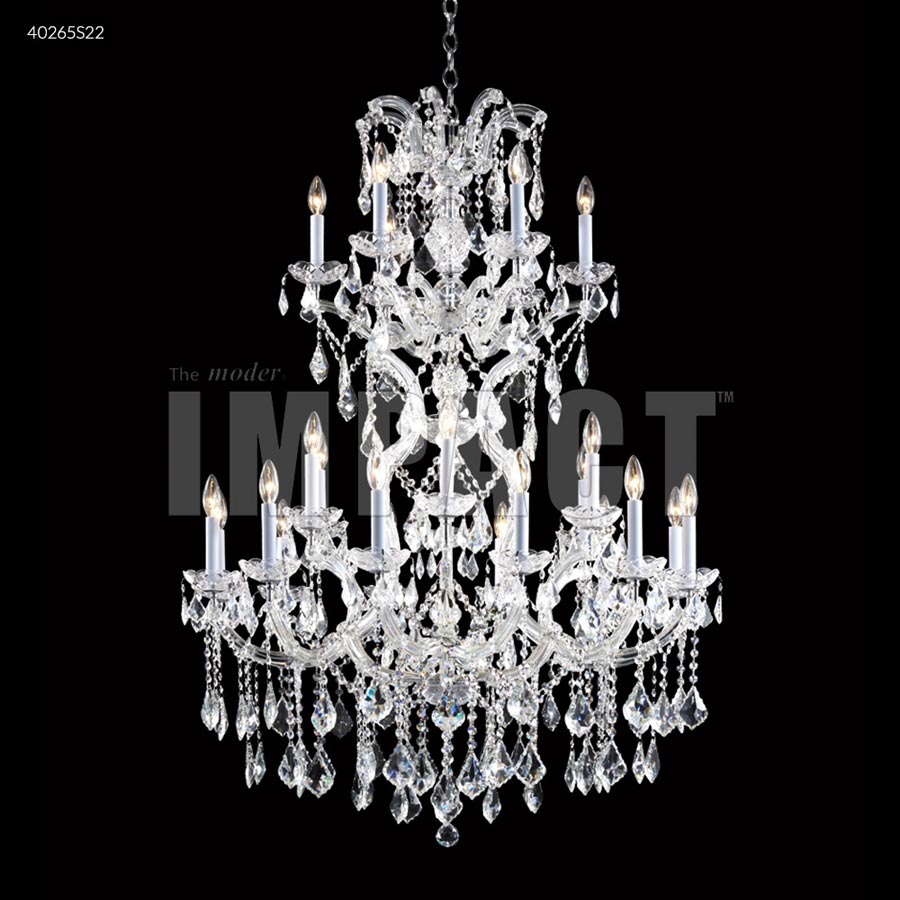 Maria Theresa 24 Arm Entry Chand. - SPECTRA CRYSTAL by Swarovski -Clear