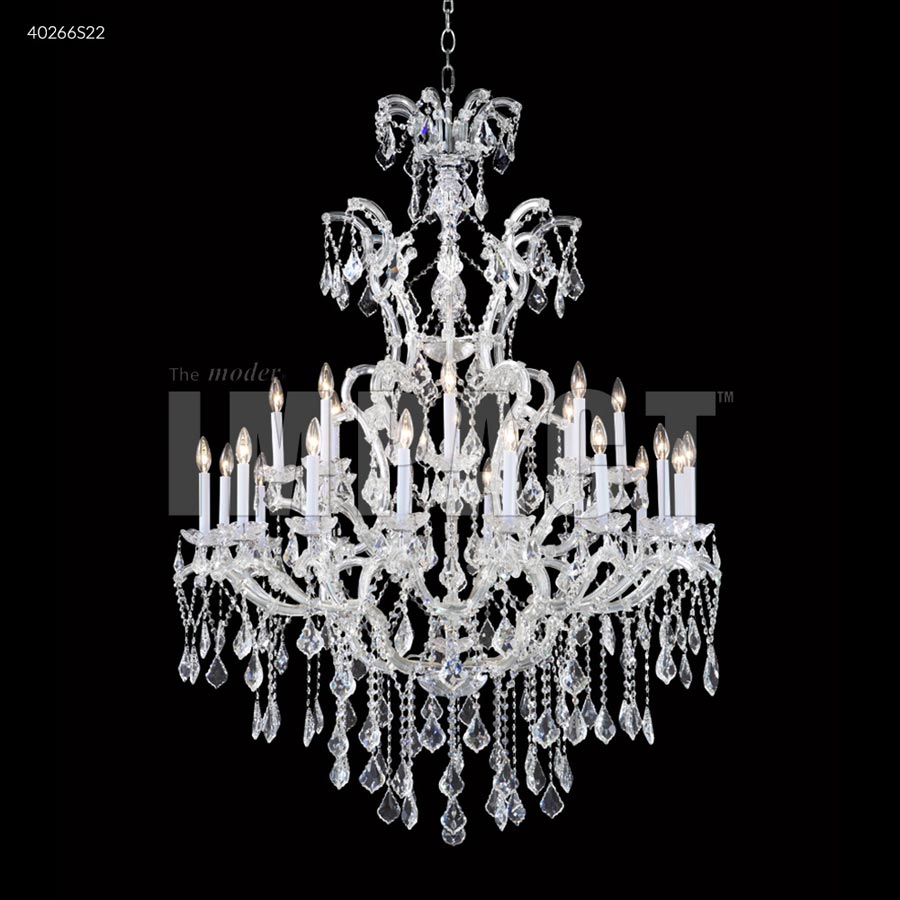 Maria Theresa 24 Arm Entry Chand. - Swarovski crystals (Golden Teak)