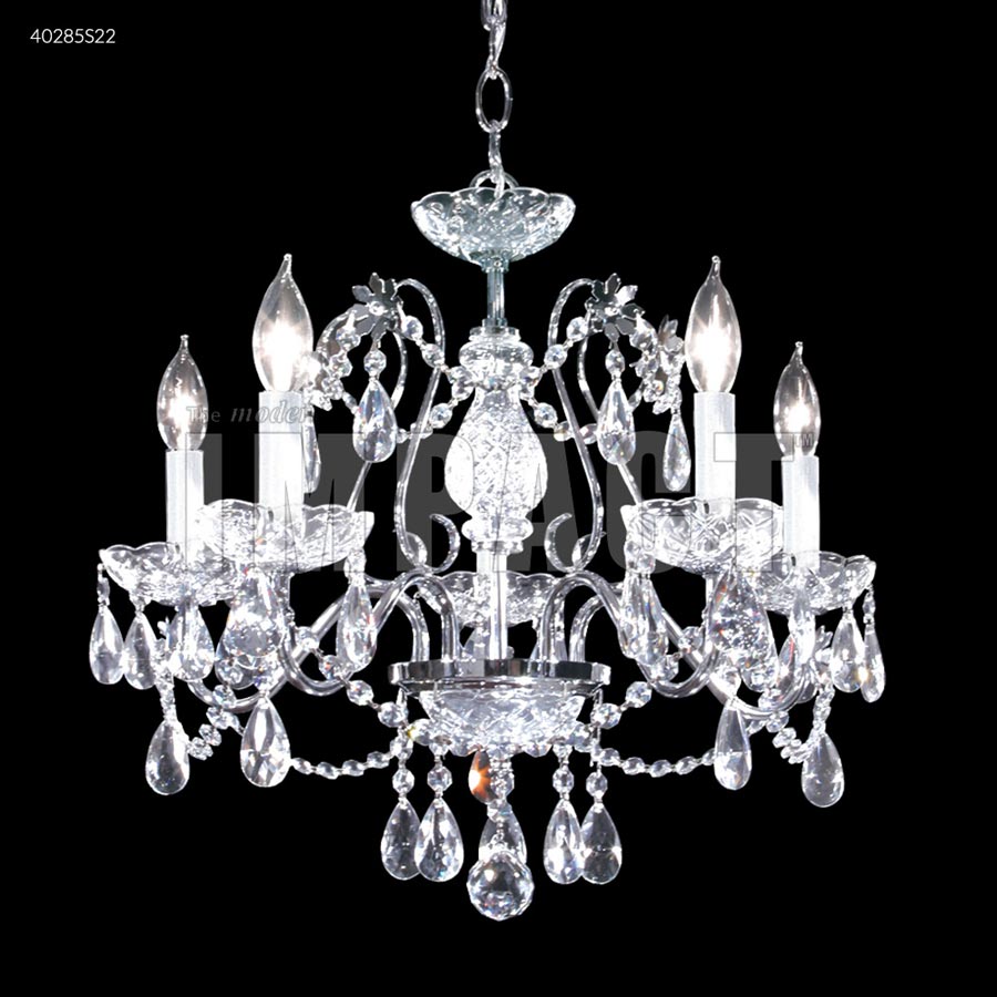 Regalia 5 Arm Chandelier - IMPERIAL Crystal (Clear)