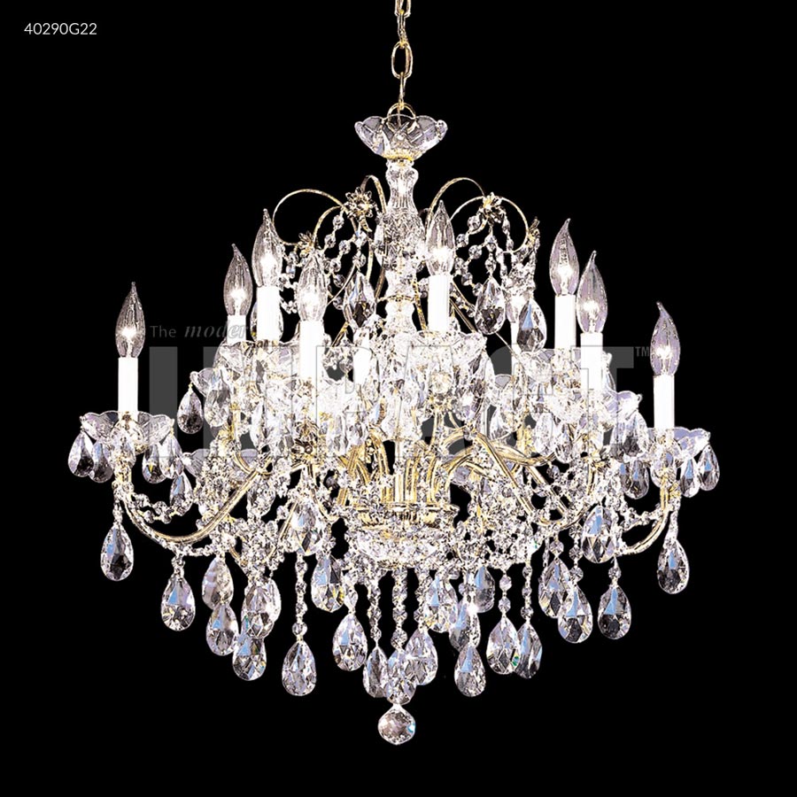 Regalia 12 Arm Chandelier - Swarovski crystals (Clear)