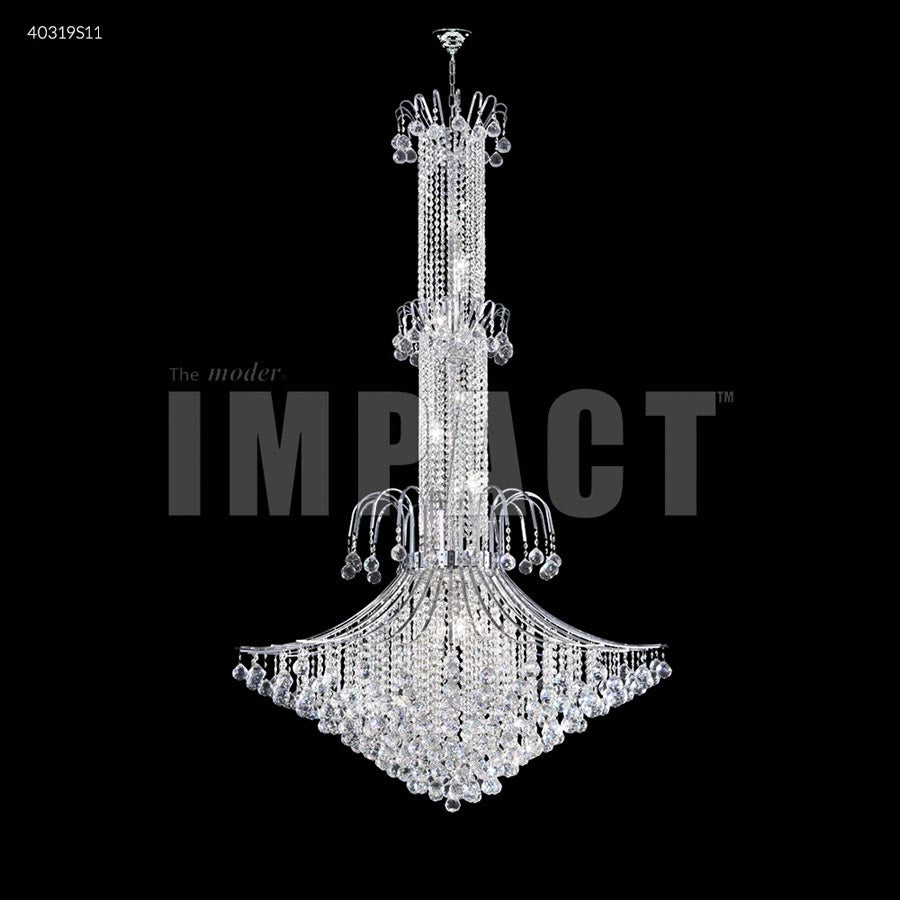 Cascade Entry Chandelier - SPECTRA CRYSTAL by Swarovski -Clear