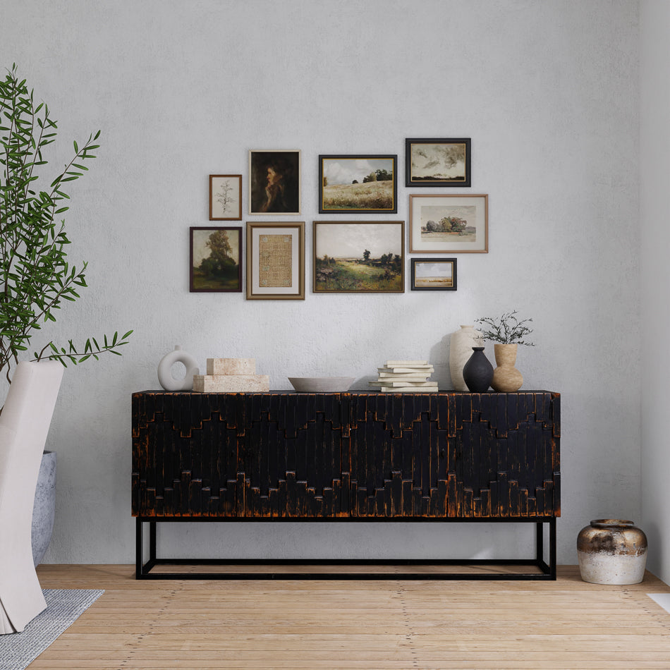 Aztec Sideboard Black
