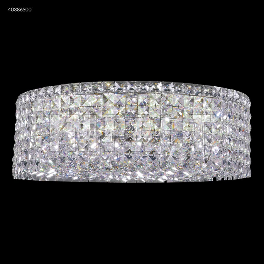 Contemporary Flush Mount - Swarovski crystals (Clear)