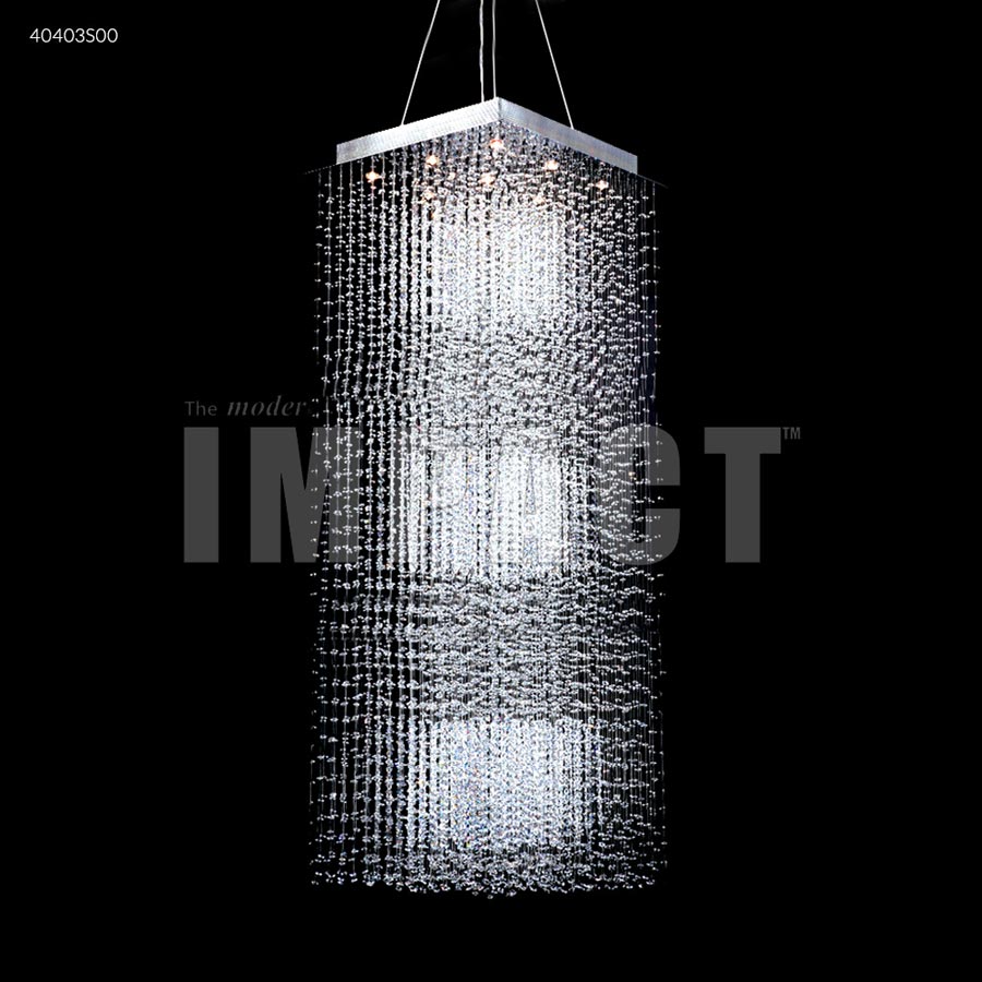 Crystal Rain Entry Chandelier - Swarovski crystals (Clear)