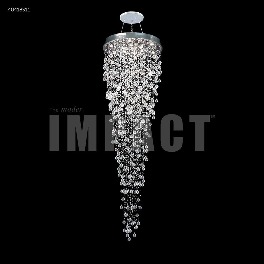Crystal Rain Entry Chandelier - SPECTRA CRYSTAL by Swarovski -Clear