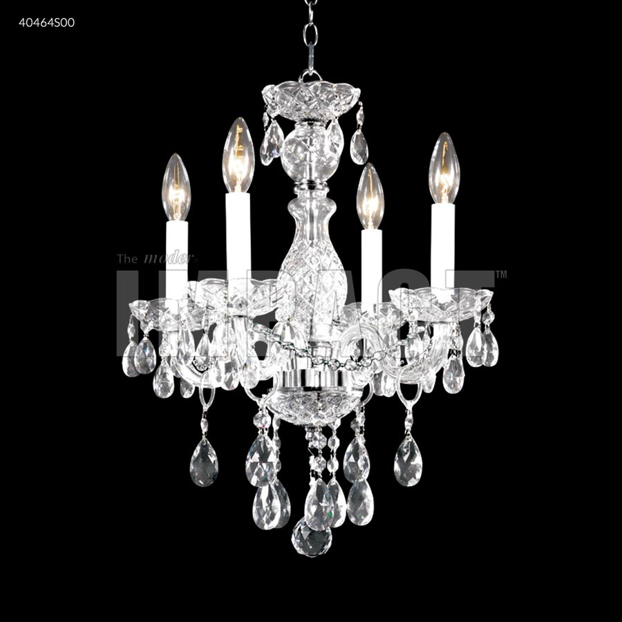 Palace Ice 4 Arm Chandelier - Swarovski crystals (Clear)