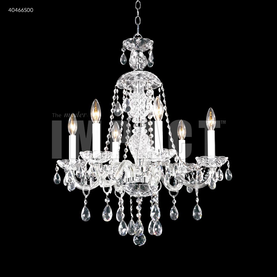 Palace Ice 6 Arm Chandelier - Swarovski crystals (Clear)