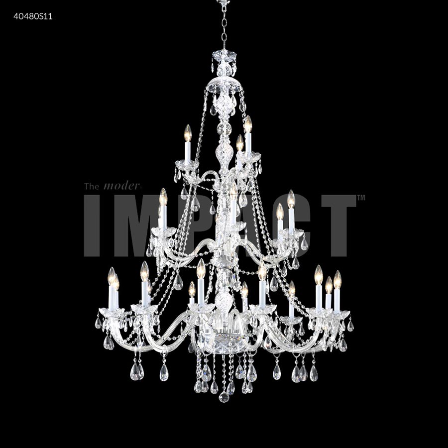 Palace Ice 21 Arm Chandelier - SPECTRA CRYSTAL by Swarovski -Clear