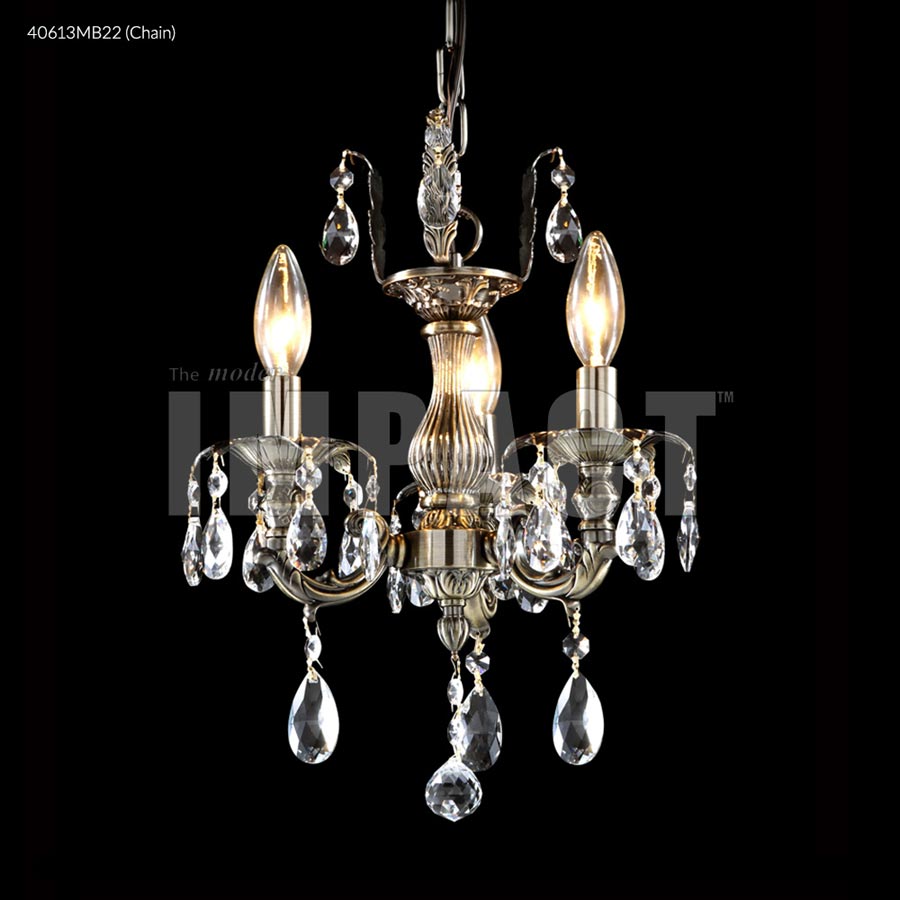 Brindisi 3 Arm Dual Mount - SPECTRA CRYSTAL by Swarovski -Clear