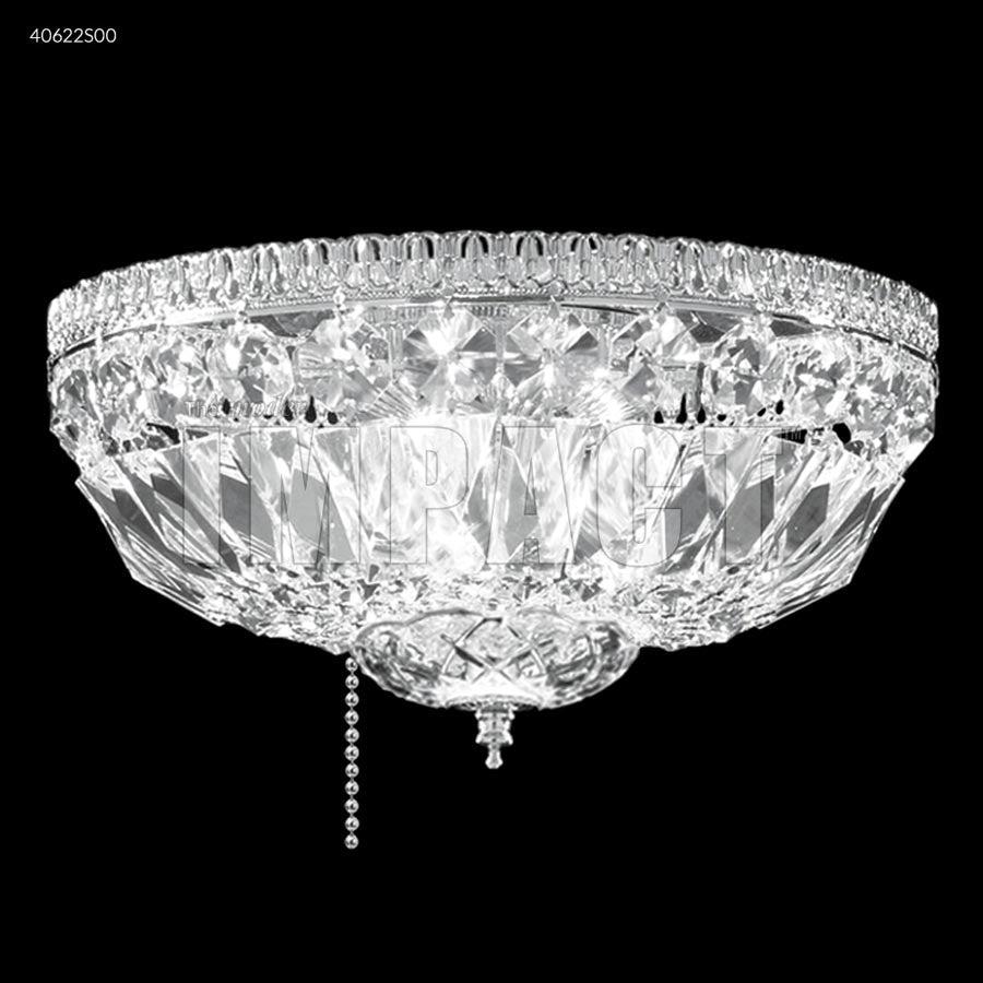 Gallery Flush Mount - Fan Kit Version - Swarovski crystals (Clear)
