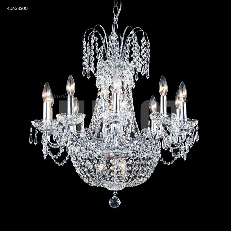 Imperial Empire 10 Arm Chandelier - Swarovski crystals (Clear)