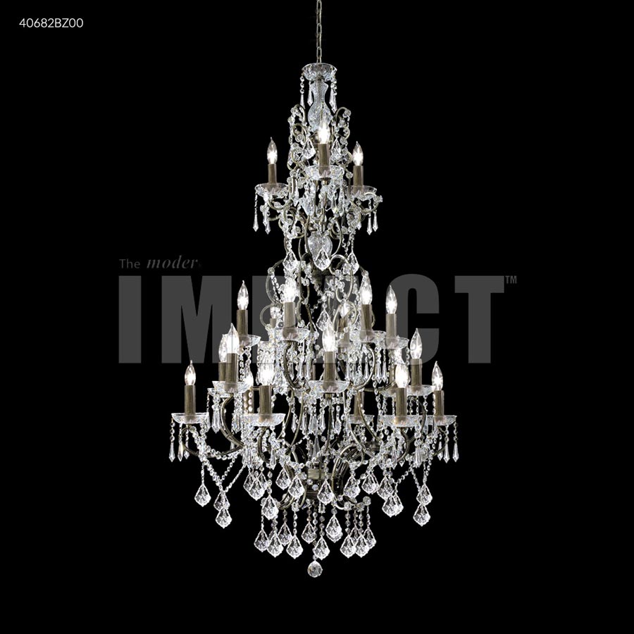 Charleston 21 Arm Entry Chandelier - Swarovski crystals (Clear)