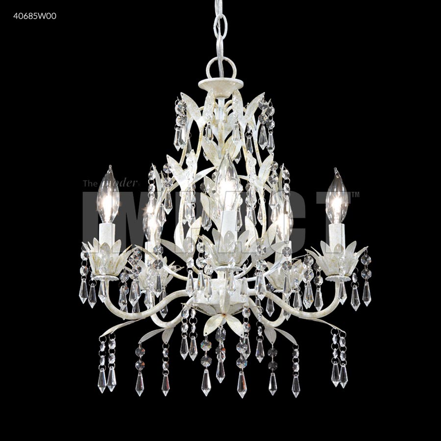 5 Arm Mini Crystal Chandelier - Swarovski crystals (Clear)