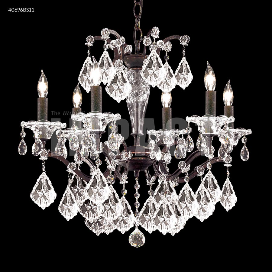 Cosenza 6 Arm Chandelier - SPECTRA CRYSTAL by Swarovski -Clear