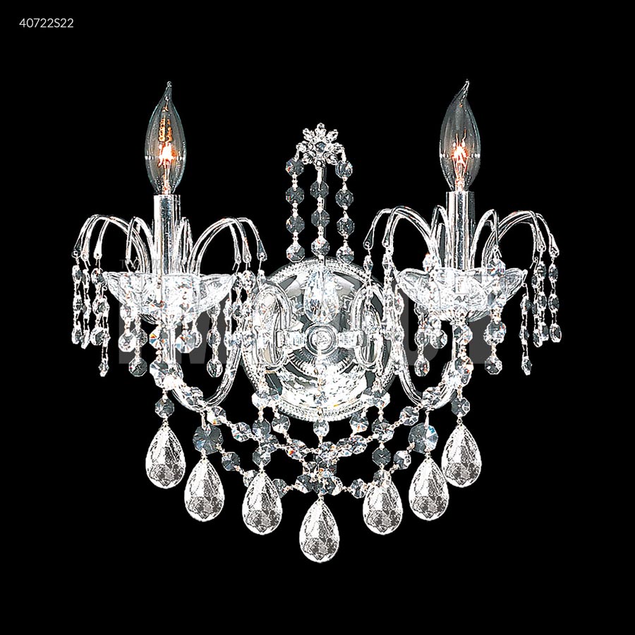 Regalia 2 Arm Wall Sconce - IMPERIAL Crystal (Clear)