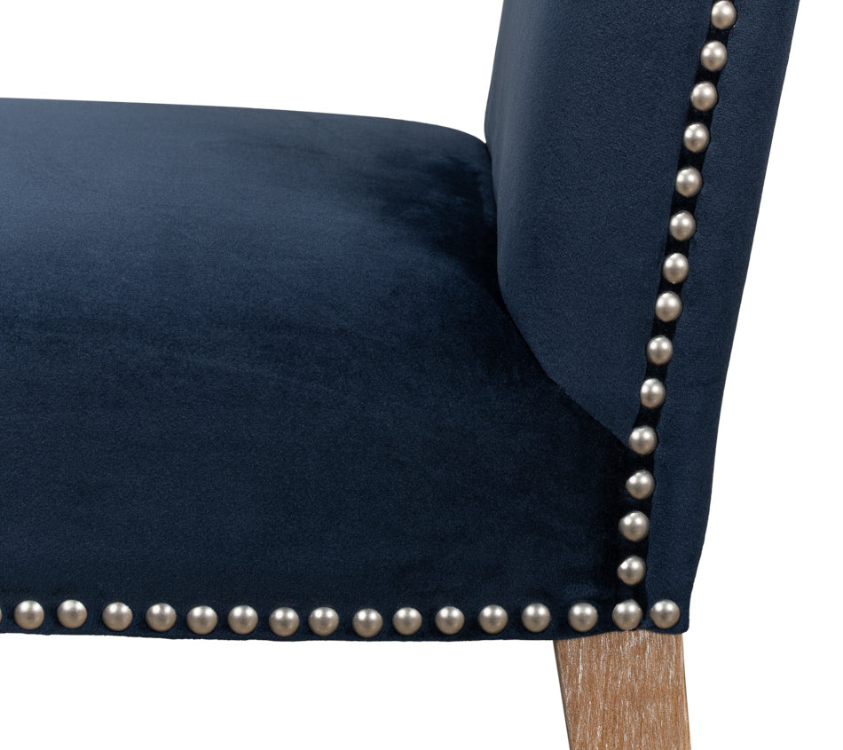 Franklin Side Chair Navy Blue