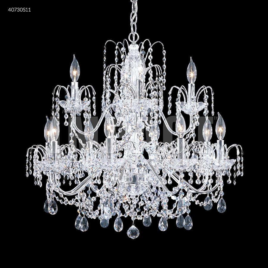 Regalia 12 Arm Chandelier - SPECTRA CRYSTAL by Swarovski -Clear