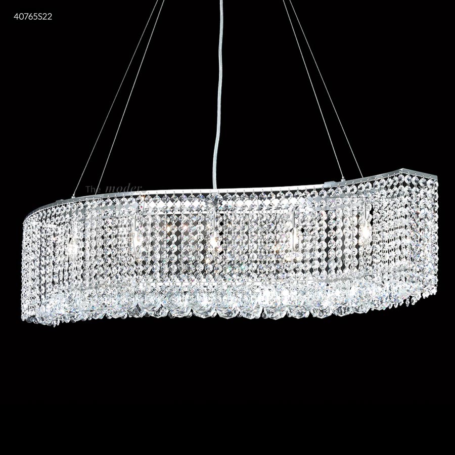 Contemporary Wave Chandelier - IMPERIAL Crystal (Clear)