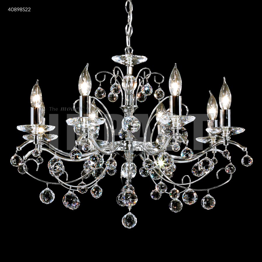Regalia 8 Arm Chandelier - IMPERIAL Crystal (Clear)
