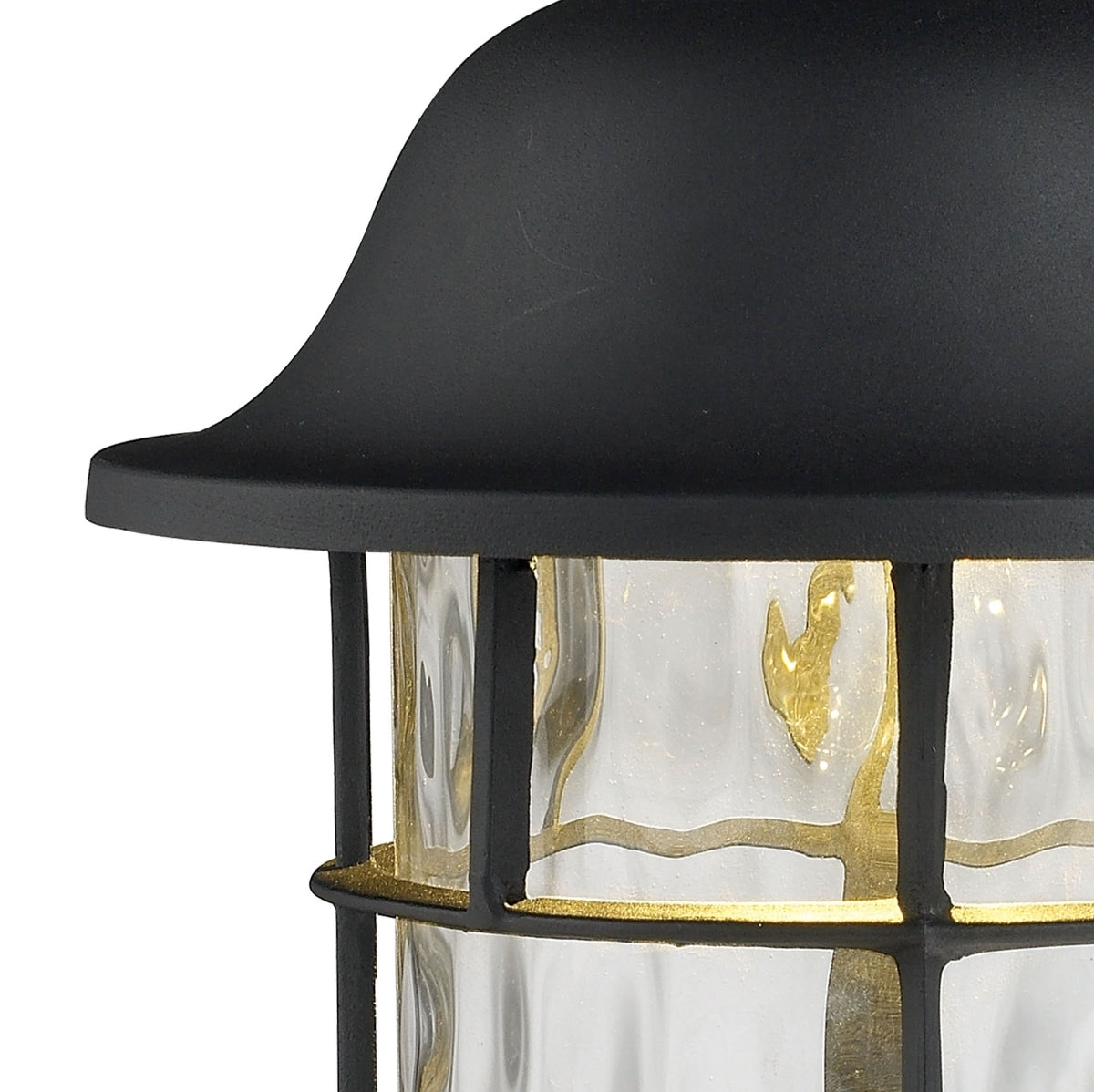 Lapuente 1-Light Outdoor LED Wall Mount in Matte Black
