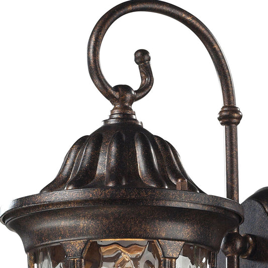 1 light outdoor wall mount in Regal Bronze