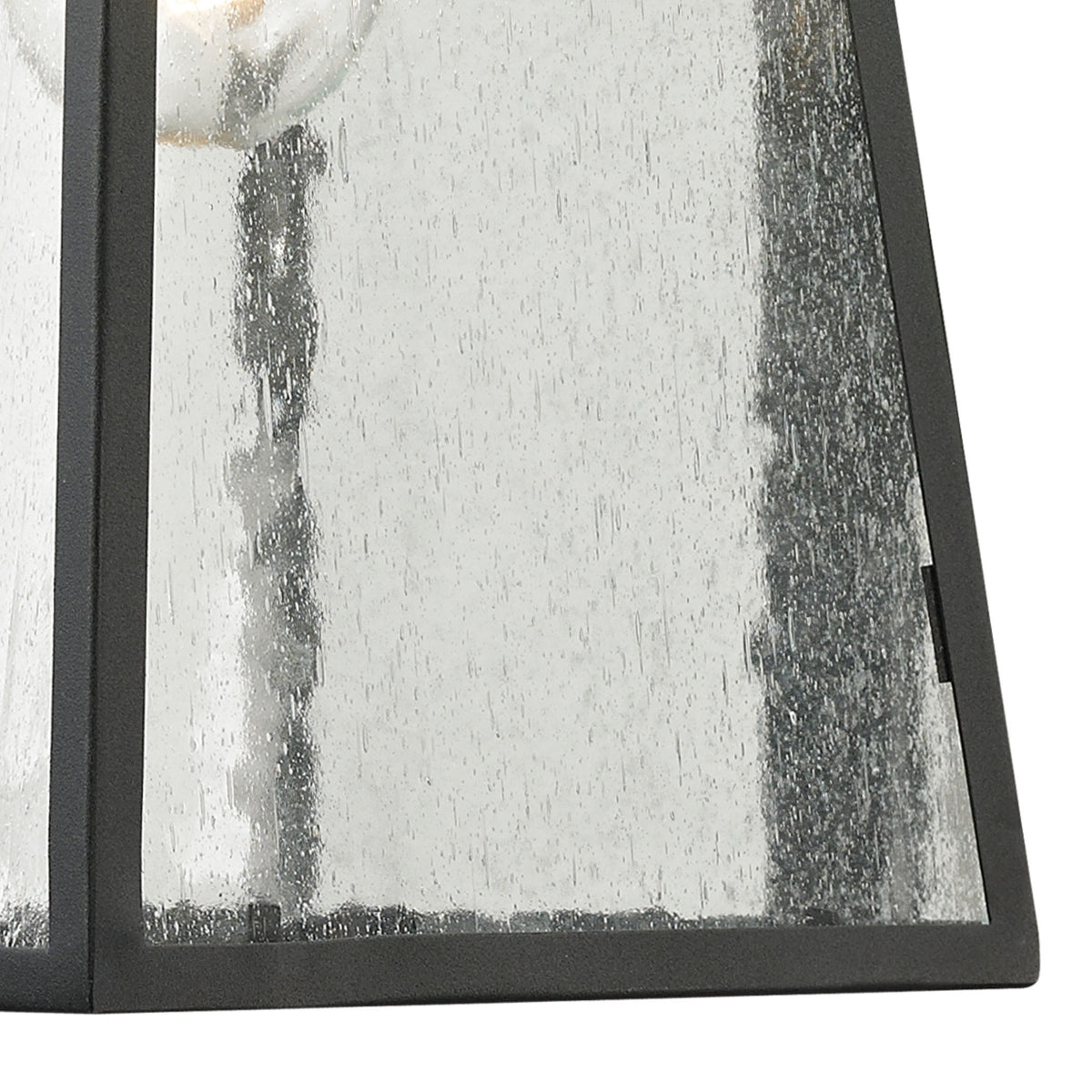 Meditterano Collection 1 light outdoor sconce in Textured Matte Black