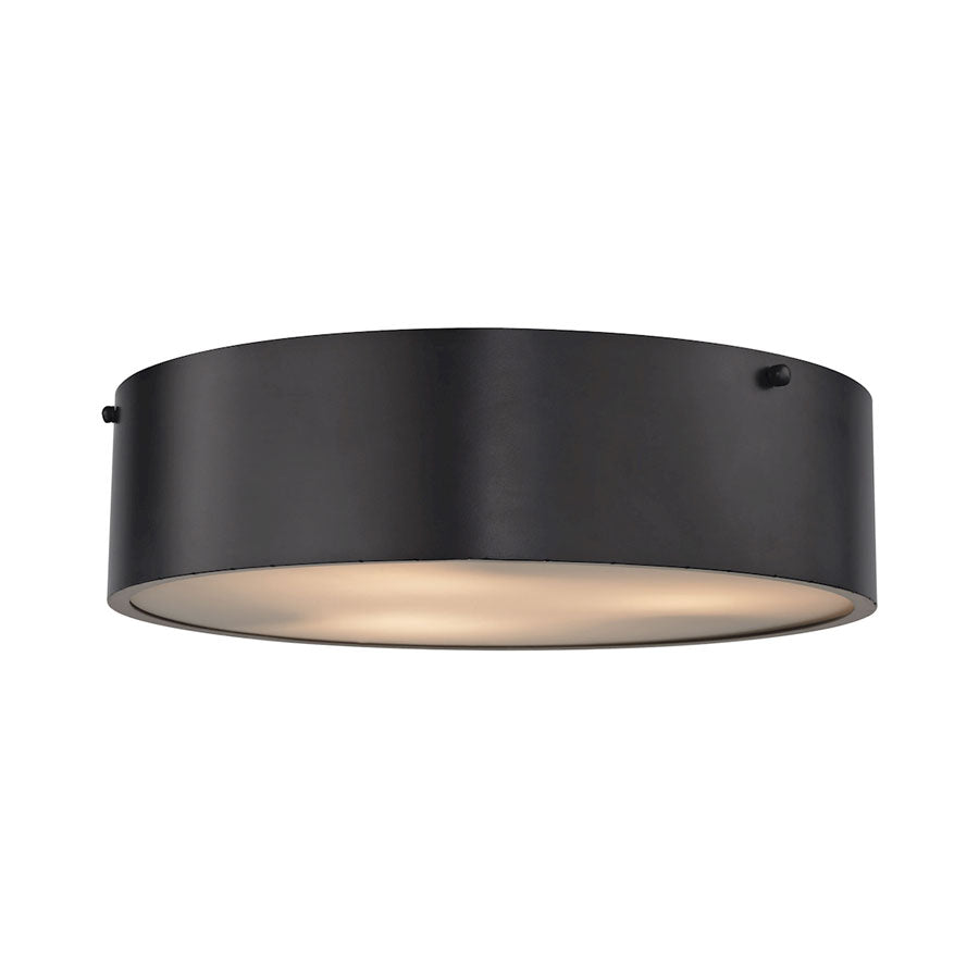 Clayton 3 Light Flush in Oil Rubbed Bronze