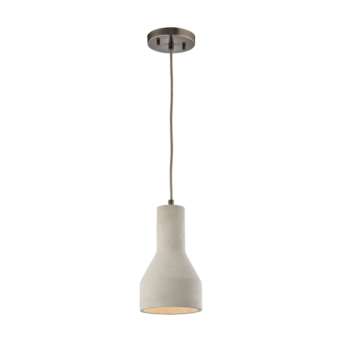 Urban Form 1 Light Pendant in Black Nickel