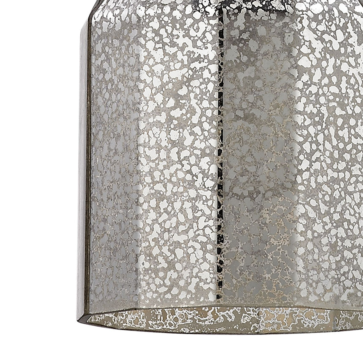 Danica 1 Light Pendant in Oil Rubbed Bronze and Mercury Glass