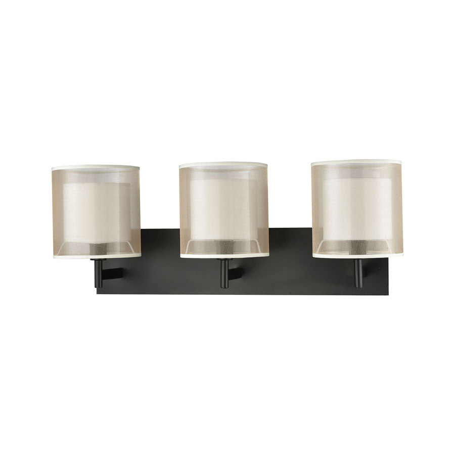 Ashland 3 Vanity Matte Black