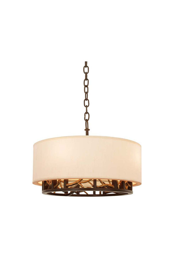 Hudson 18 Inch Convertible Pendant - Semi Flush Mount
