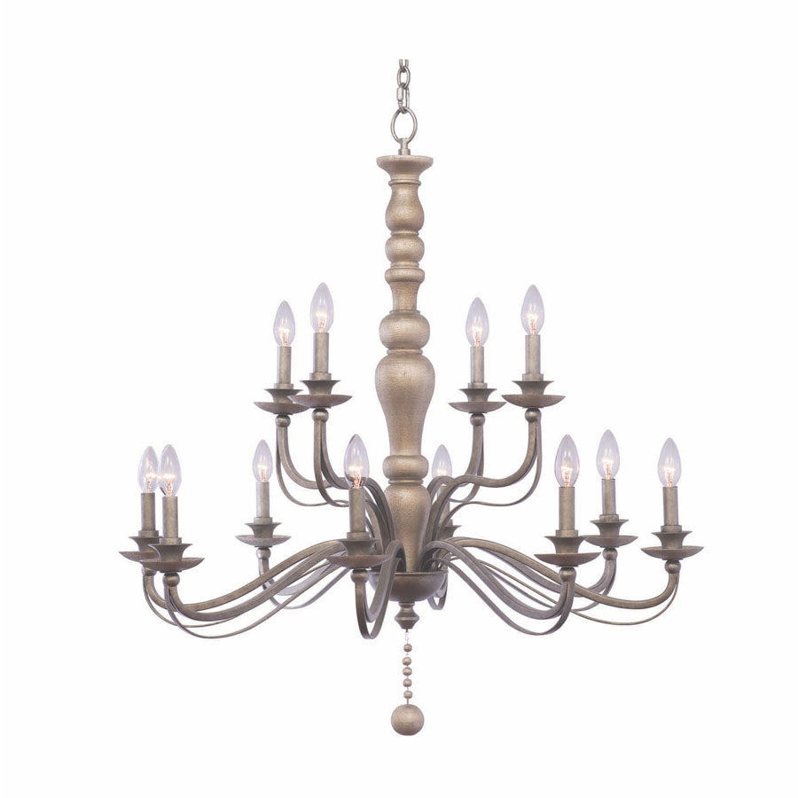 Colony (8+4) Light 2 Tier Chandelier