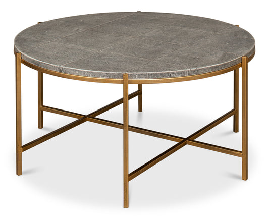 Grey Shagreen Coffee Table