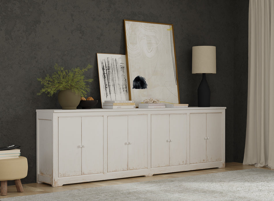 Eight Is Enough Sideboard Whitewash