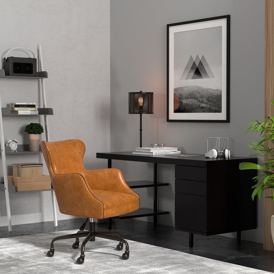 Andrew Jackson Desk Chair Cuba Brown
