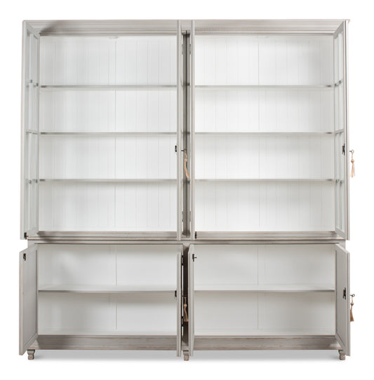 Harper Glass Front Bookcase