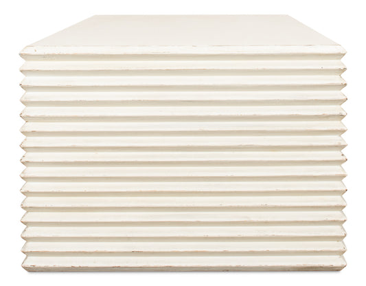 Stacked Cocktail Table Antique White