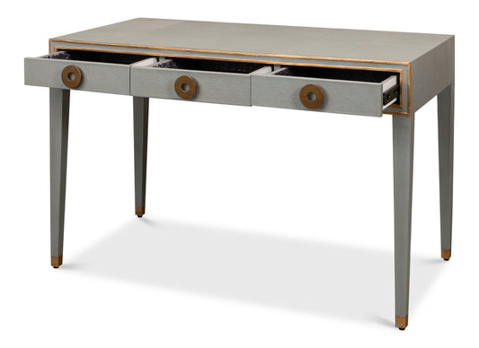 Gabriella Shagreen Desk/Tablestorm Grey