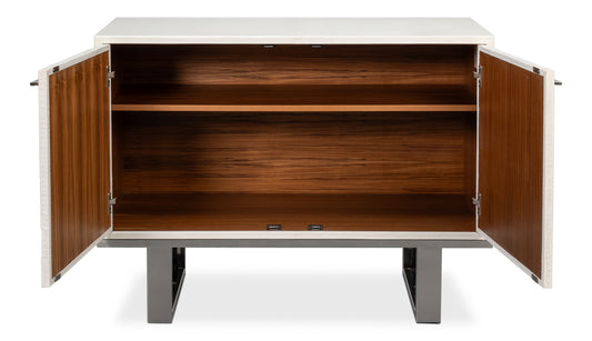 Bronzini Credenza Smallembossed White
