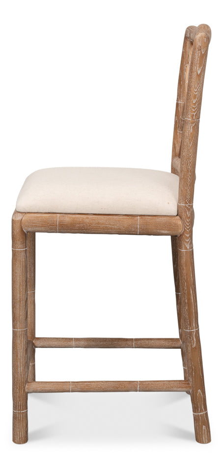 Brighton Counter Stool White Wash