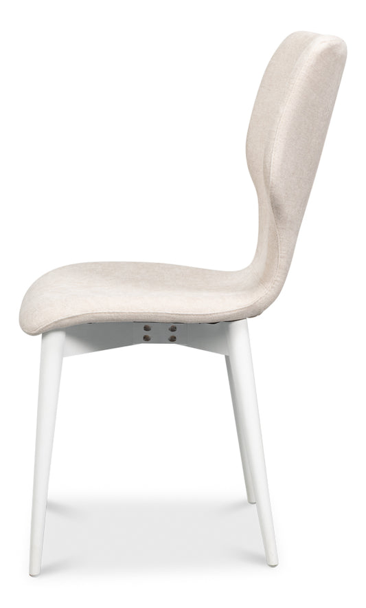 Contour Sidechair Cortina White
